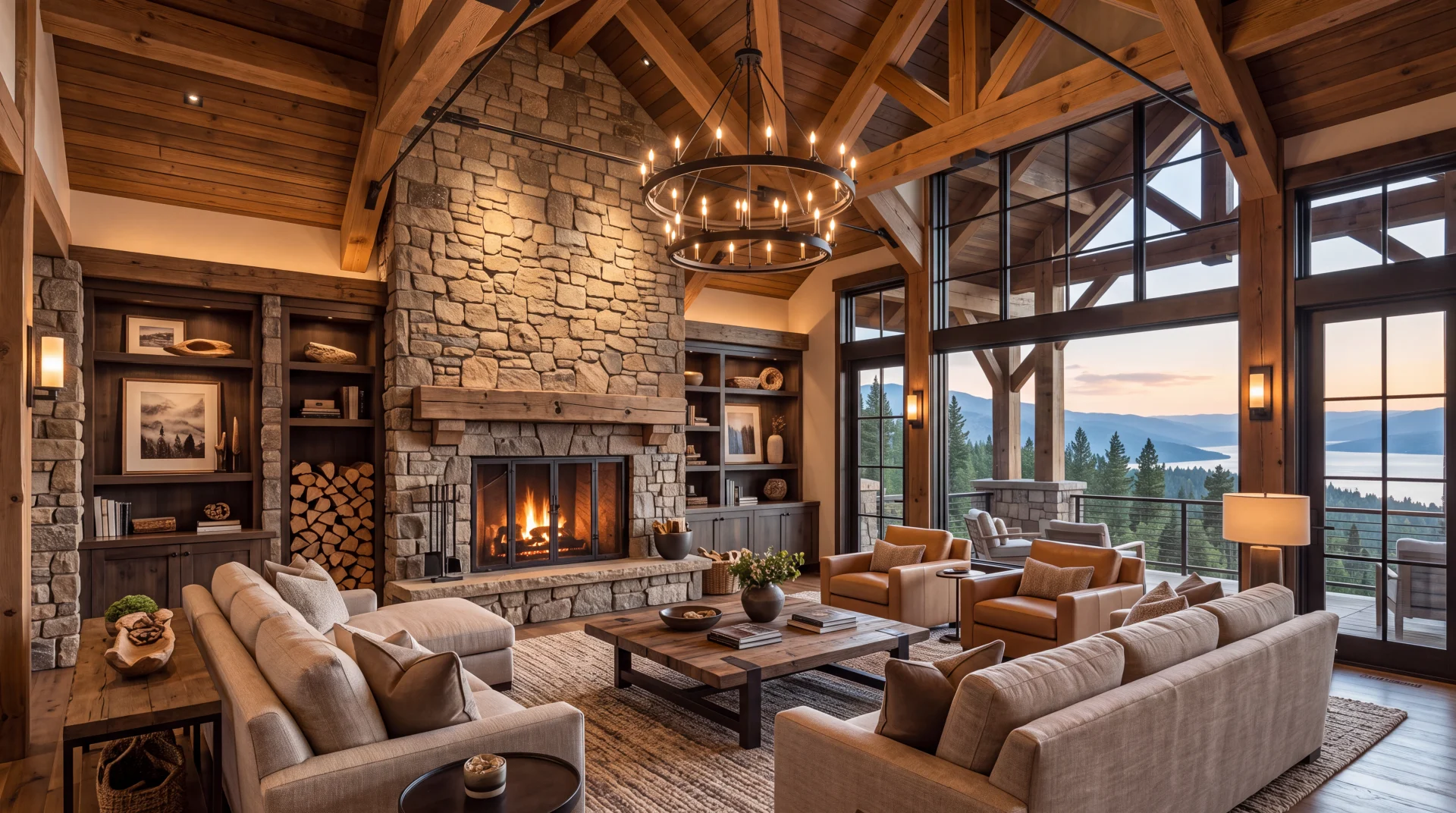 Timber Gable Residence — Great Room concept study